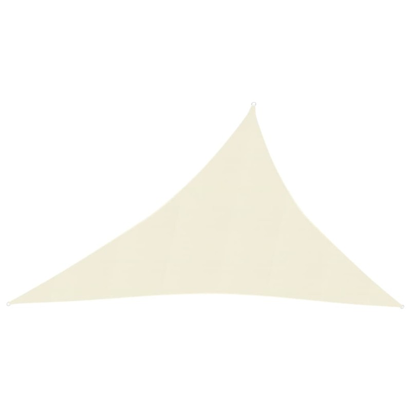 vidaXL Toldo de vela crema HDPE 160 g/m² 3x4x5 m vidaXL Toldo de vela crema HDPE 160 g/m² 3x4x5 m