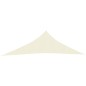 vidaXL Toldo de vela crema HDPE 160 g/m² 3x4x5 m vidaXL Toldo de vela crema HDPE 160 g/m² 3x4x5 m