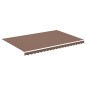 vidaXL Tela de repuesto para toldo marrón 4,5x3 m vidaXL Tela de repuesto para toldo marrón 4,5x3 m