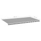 vidaXL Tela de repuesto para toldo gris antracita y blanco 6x3 m vidaXL Tela de repuesto para toldo gris antracita y blanco 6x3 m