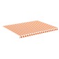 vidaXL Tela de repuesto para toldo amarillo y naranja 4,5x3,5 m vidaXL Tela de repuesto para toldo amarillo y naranja 4,5x3,5 m