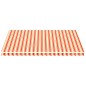 vidaXL Tela de repuesto para toldo amarillo y naranja 4,5x3,5 m vidaXL Tela de repuesto para toldo amarillo y naranja 4,5x3,5 m