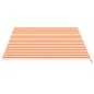 vidaXL Tela de repuesto para toldo amarillo y naranja 4,5x3,5 m vidaXL Tela de repuesto para toldo amarillo y naranja 4,5x3,5 m