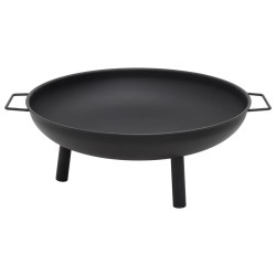 vidaXL Brasero de acero 67,5x58x22,5 cm
