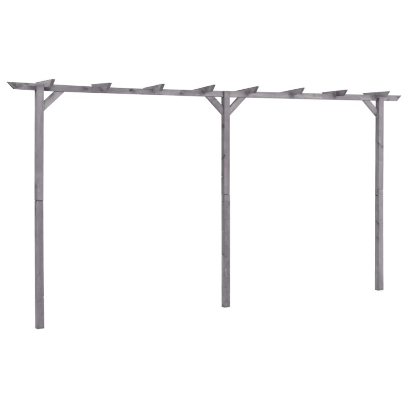 vidaXL Pérgola de jardín de madera de pino impregnada 400x40x205 cm vidaXL Pérgola de jardín de madera de pino impregnada 400x40x205 cm