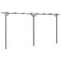 vidaXL Pérgola de jardín de madera de pino impregnada 400x40x205 cm vidaXL Pérgola de jardín de madera de pino impregnada 400x40x205 cm