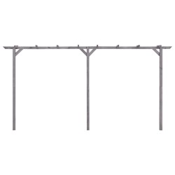vidaXL Pérgola de jardín de madera de pino impregnada 400x40x205 cm