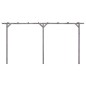 vidaXL Pérgola de jardín de madera de pino impregnada 400x40x205 cm vidaXL Pérgola de jardín de madera de pino impregnada 400x40x205 cm