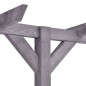 vidaXL Pérgola de jardín de madera de pino impregnada 400x40x205 cm vidaXL Pérgola de jardín de madera de pino impregnada 400x40x205 cm
