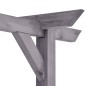 vidaXL Pérgola de jardín de madera de pino impregnada 400x40x205 cm vidaXL Pérgola de jardín de madera de pino impregnada 400x40x205 cm