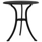 vidaXL Mesa de jardín aluminio fundido negro 62x62x65 cm vidaXL Mesa de jardín aluminio fundido negro 62x62x65 cm
