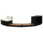 vidaXL Borde bañera hidromasaje ratán sintético y madera maciza acacia vidaXL Borde bañera hidromasaje ratán sintético y madera maciza acacia