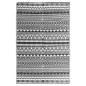 vidaXL Alfombra de exterior PP negra 140x200 cm vidaXL Alfombra de exterior PP negra 140x200 cm