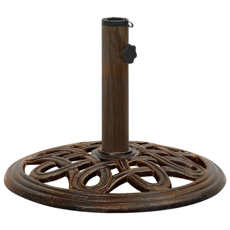 vidaXL Base de sombrilla de hierro fundido bronce 40x40x32 cm vidaXL Base de sombrilla de hierro fundido bronce 40x40x32 cm
