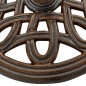 vidaXL Base de sombrilla de hierro fundido bronce 40x40x32 cm vidaXL Base de sombrilla de hierro fundido bronce 40x40x32 cm