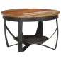 vidaXL Mesa de centro de madera maciza reciclada Ø68x43 cm vidaXL Mesa de centro de madera maciza reciclada Ø68x43 cm