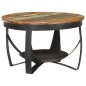 vidaXL Mesa de centro de madera maciza reciclada Ø68x43 cm vidaXL Mesa de centro de madera maciza reciclada Ø68x43 cm