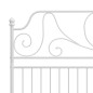 vidaXL Estructura de cama de metal blanca 200x200 cm vidaXL Estructura de cama de metal blanca 200x200 cm