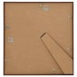 vidaXL Marcos de foto collage de pared/mesa 3 uds bronce MDF 50x50cm vidaXL Marcos de foto collage de pared/mesa 3 uds bronce MDF 50x50cm