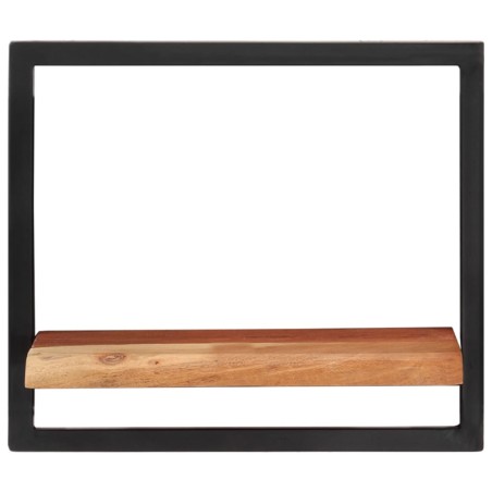 vidaXL Estantes de pared 2 unidades madera maciza acacia 40x24x35 cm 