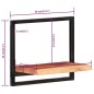 vidaXL Estantes de pared 2 unidades madera maciza acacia 40x24x35 cm vidaXL Estantes de pared 2 unidades madera maciza acacia 40x24x35 cm