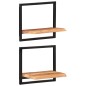 vidaXL Estantes de pared 2 unidades madera maciza acacia 40x24x35 cm vidaXL Estantes de pared 2 unidades madera maciza acacia 40x24x35 cm