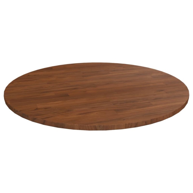 vidaXL Tablero de mesa redonda madera de roble marrón oscuro Ø90x1,5cm vidaXL Tablero de mesa redonda madera de roble marrón oscuro Ø90x1,5cm