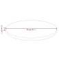 vidaXL Tablero de mesa redonda madera de roble marrón oscuro Ø90x1,5cm vidaXL Tablero de mesa redonda madera de roble marrón oscuro Ø90x1,5cm