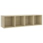 vidaXL Muebles de salón 2 piezas madera ingeniería roble Sonoma