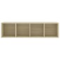 vidaXL Muebles de salón 2 piezas madera ingeniería roble Sonoma