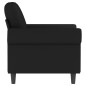vidaXL Sillón de terciopelo negro 60 cm vidaXL Sillón de terciopelo negro 60 cm