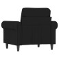 vidaXL Sillón de terciopelo negro 60 cm vidaXL Sillón de terciopelo negro 60 cm