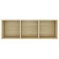 vidaXL Muebles de salón 2 piezas madera de ingeniería roble Sonoma