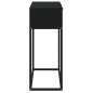 vidaXL Mesa consola hierro y madera contrachapada negro 80x30x75 cm vidaXL Mesa consola hierro y madera contrachapada negro 80x30x75 cm