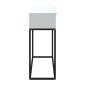 vidaXL Mesa consola hierro y madera contrachapada blanco 105x30x75 cm vidaXL Mesa consola hierro y madera contrachapada blanco 105x30x75 cm