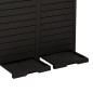 vidaXL Cubo de basura de exterior polipropileno negro 78x41x86 cm vidaXL Cubo de basura de exterior polipropileno negro 78x41x86 cm