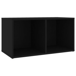 vidaXL Mueble para TV madera contrachapada negro 72x35x36,5 cm
