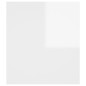 vidaXL Mesa auxiliar madera contrachapada blanco brillante 60x40x45 cm vidaXL Mesa auxiliar madera contrachapada blanco brillante 60x40x45 cm