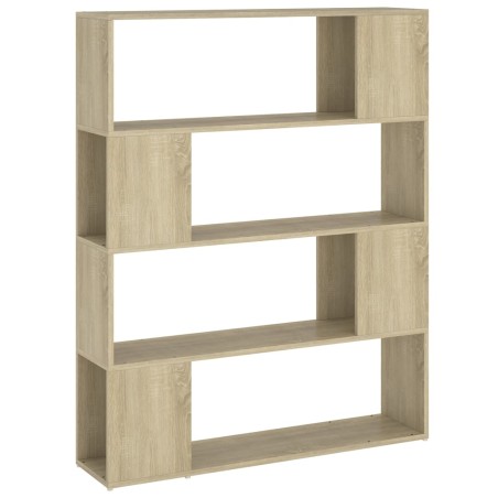 vidaXL Estantería/divisor de espacios roble Sonoma 100x24x124 cm