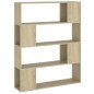 vidaXL Estantería/divisor de espacios roble Sonoma 100x24x124 cm vidaXL Estantería/divisor de espacios roble Sonoma 100x24x124 cm