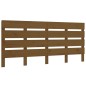 vidaXL Cabecero madera maciza de pino marrón miel 180x3x80 cm