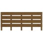 vidaXL Cabecero madera maciza de pino marrón miel 180x3x80 cm