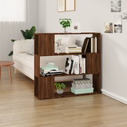 vidaXL Estantería/divisor de espacios color roble marrón 100x24x94 cm