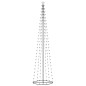 vidaXL Árbol de Navidad forma de cono 136 LED de colores 70x240 cm vidaXL Árbol de Navidad forma de cono 136 LED de colores 70x240 cm