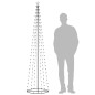 vidaXL Árbol de Navidad forma de cono 136 LED de colores 70x240 cm vidaXL Árbol de Navidad forma de cono 136 LED de colores 70x240 cm