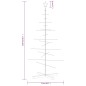 vidaXL Árbol de Navidad metal negro con base de madera 150 cm vidaXL Árbol de Navidad metal negro con base de madera 150 cm