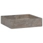 vidaXL Lavabo gris mármol 40x40x10 cm vidaXL Lavabo gris mármol 40x40x10 cm