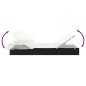 vidaXL Tumbona 2 personas toldo plegable ratán PE negro 213x118x97 cm vidaXL Tumbona 2 personas toldo plegable ratán PE negro 213x118x97 cm