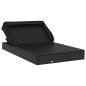 vidaXL Tumbona 2 personas toldo plegable ratán PE negro 213x118x97 cm vidaXL Tumbona 2 personas toldo plegable ratán PE negro 213x118x97 cm
