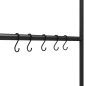 vidaXL Toallero en escalera con 5 niveles hierro negro 58x175 cm vidaXL Toallero en escalera con 5 niveles hierro negro 58x175 cm
